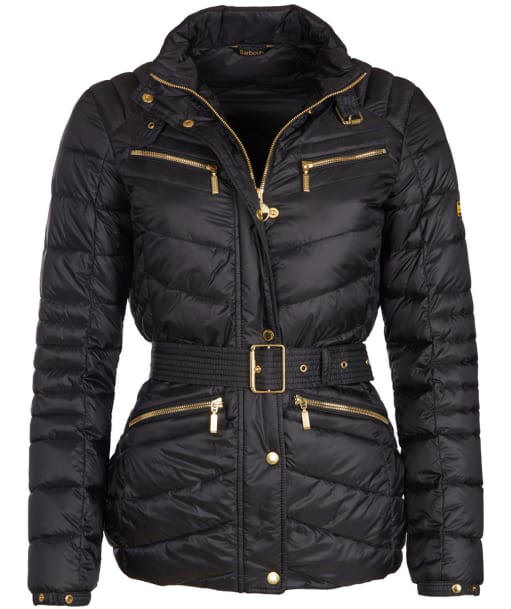Women's Barbour International Trail Quilted Jacket - Black