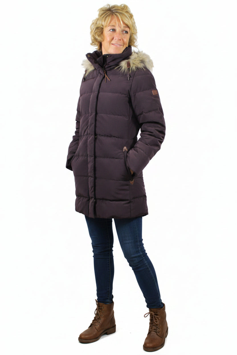 Aigle Ladies Downshine Duck Down Jacket - Figue
