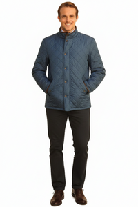 Barbour Powell Quilted Jacket - Blue