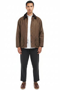 Barbour Mens Waxed Bedale Jacket - Bark