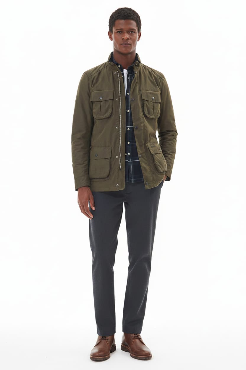 Barbour Corbridge Wax Jacket - Beech