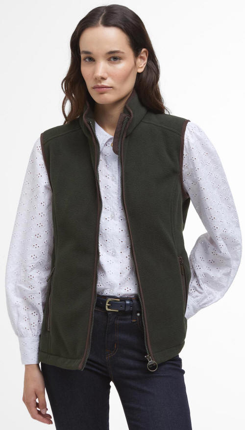 Barbour Colton Fleece Gilet - Sage