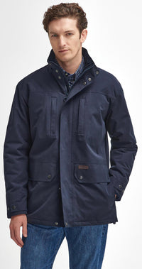 Barbour Cranston Waterproof Jacket - Navy