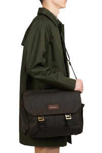 Barbour Essential Wax Messenger Bag - Olive