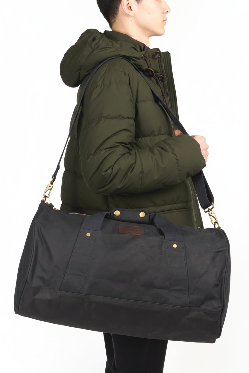 Barbour Explorer Wax Duffle Bag - Navy
