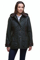 Barbour Ivy Wax Jacket  Fern LWX1494OL52 MODEL2