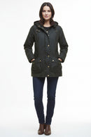 Barbour Ivy Wax Jacket  Fern LWX1494OL52 REAR