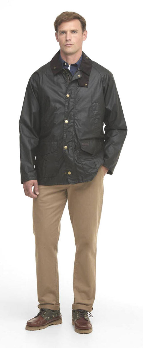 Barbour Lightweight Stratford Wax Jacket - Olive