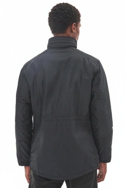 Barbour Mens Wax Sapper Jacket Black MWX0020BK91-back