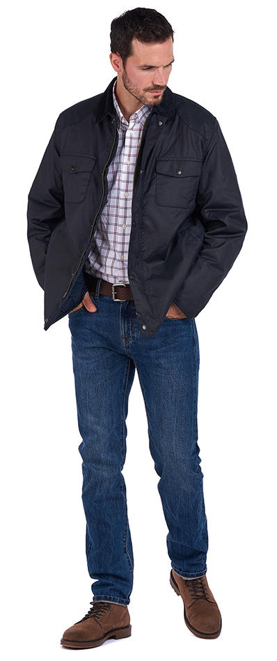 Barbour Mens Dalegarth
Waxcotton Jacket - Navy