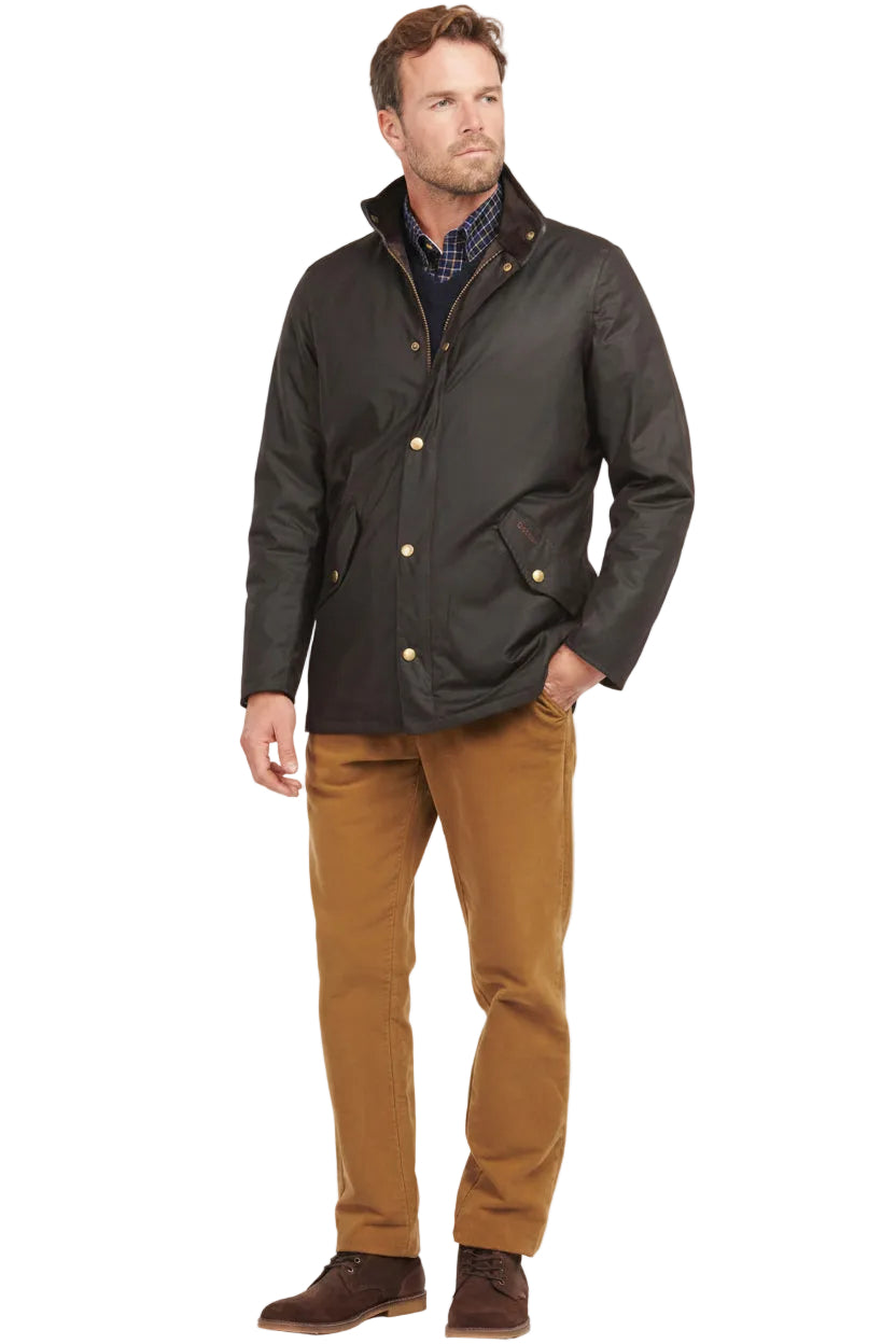 Barbour Mens Waxed Prestbury Jacket - Rustic