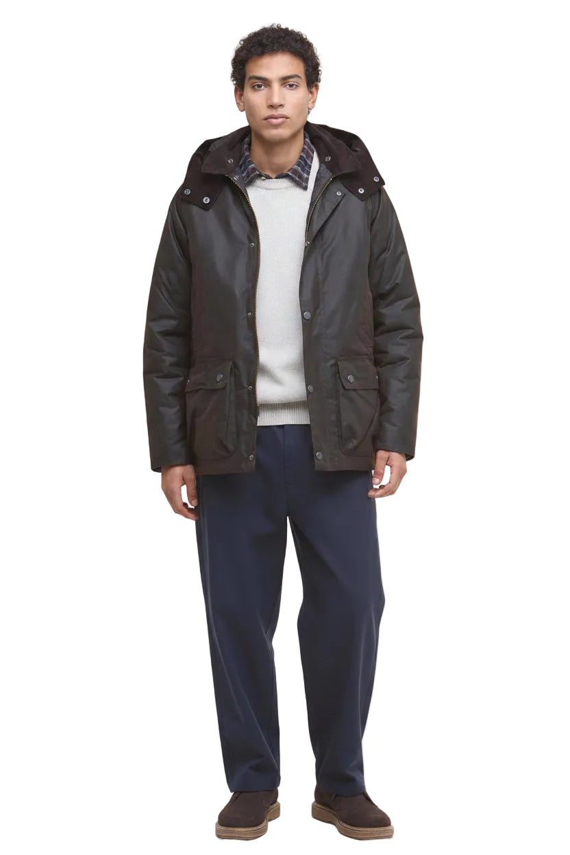 Barbour Modern Beaufort Waxed Jacket Brown