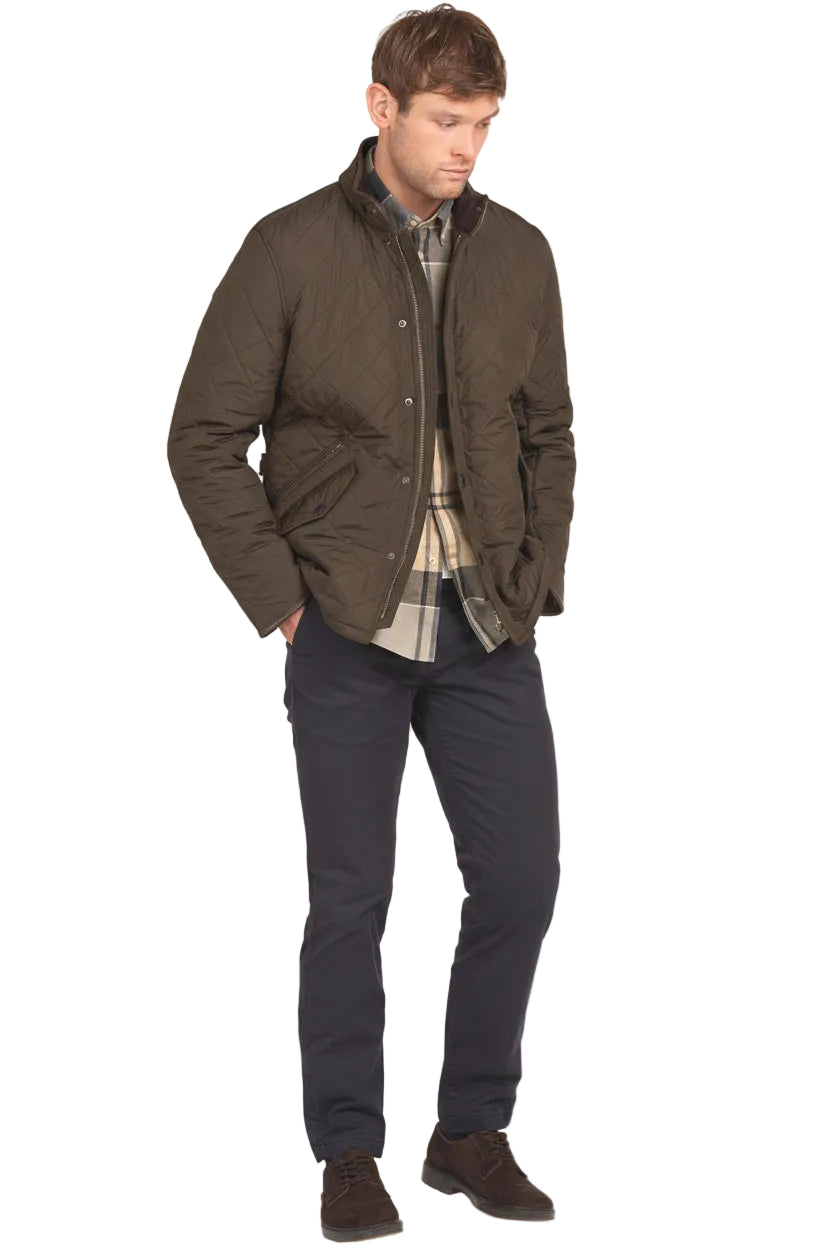 Barbour Powell Quilted Jacket - Olive