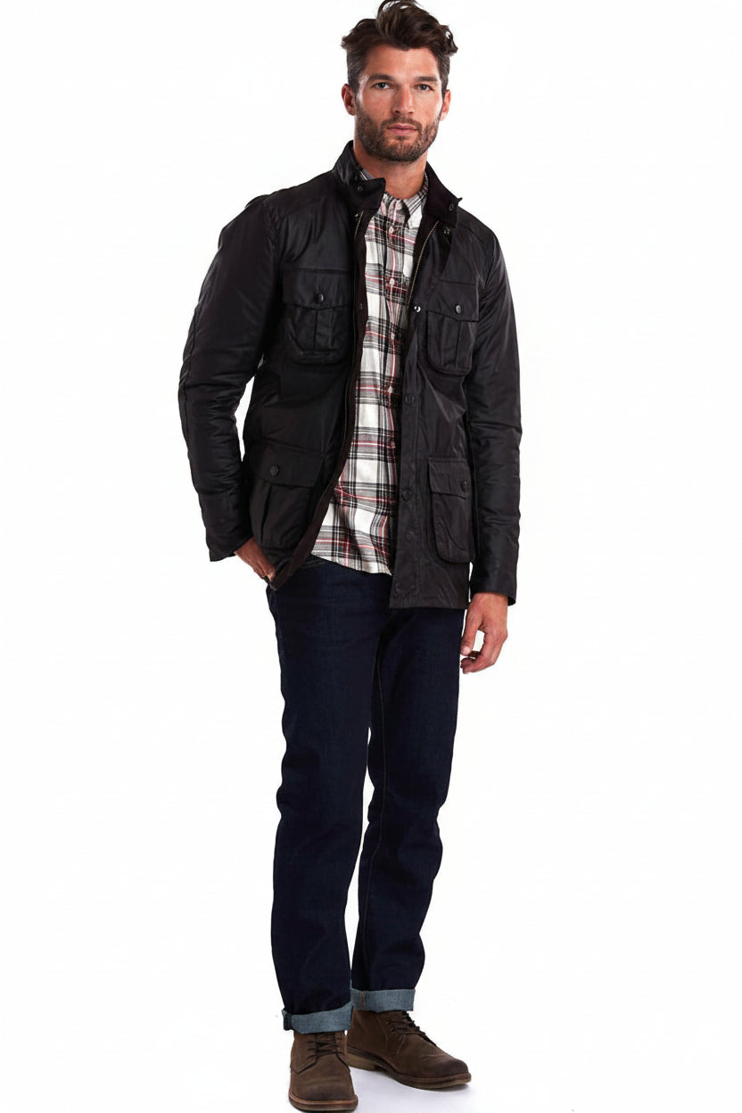 Barbour Corbridge Wax Jacket - Rustic