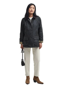 Barbour Ladies Wax Beadnell Jacket - Sage