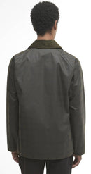 Barbour Tartan Ambleside Wax Jacket - Olive