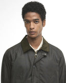 Barbour Tartan Ambleside Wax Jacket - Olive