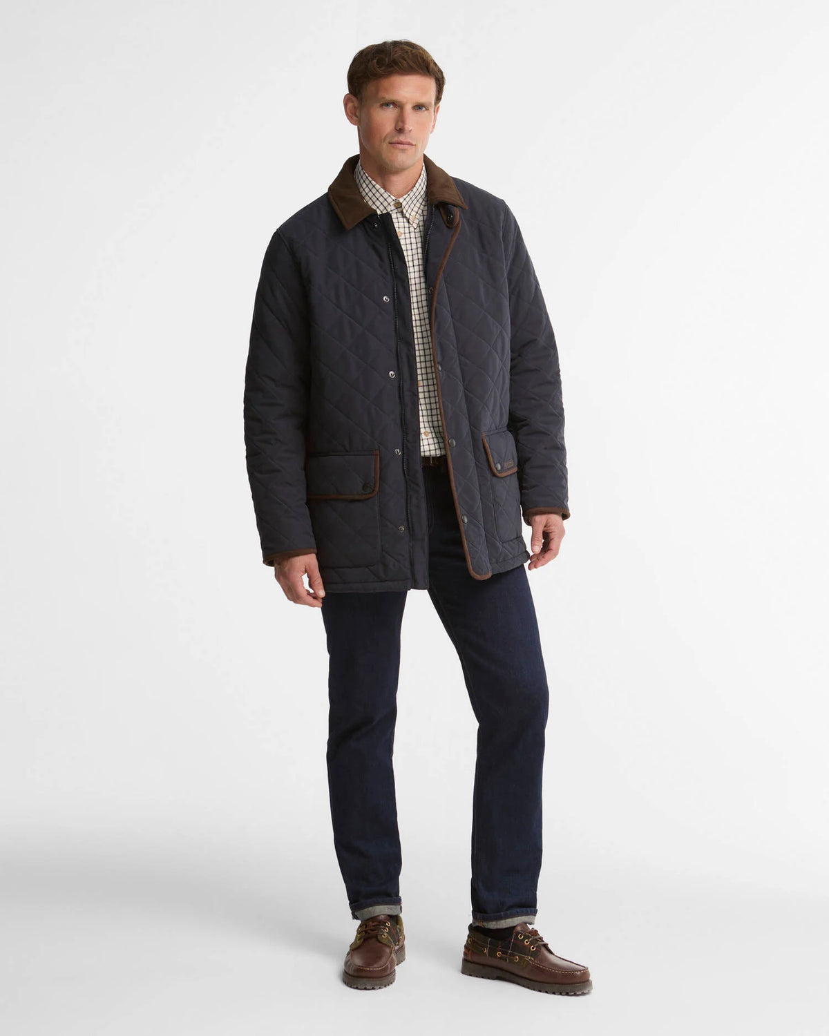 Barbour Thursby Polarquilt Jacket Navy MQU1912NY92