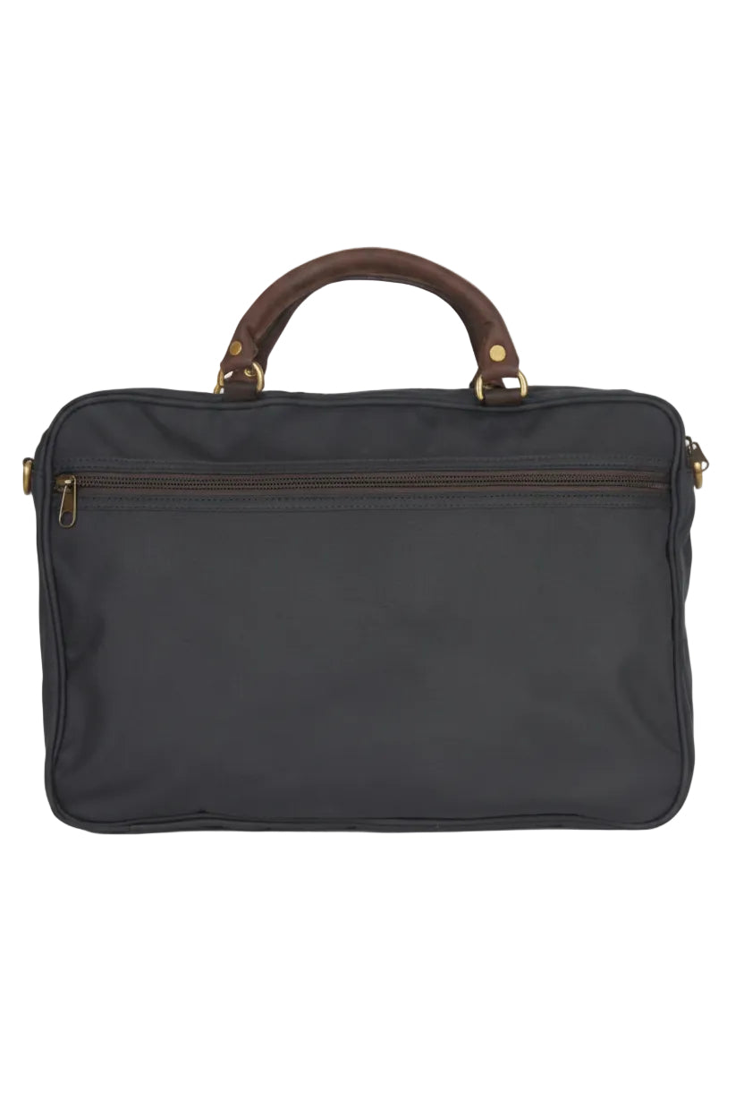 Barbour Wax Leather Briefcase Navy
UBA0004NY91 - back
