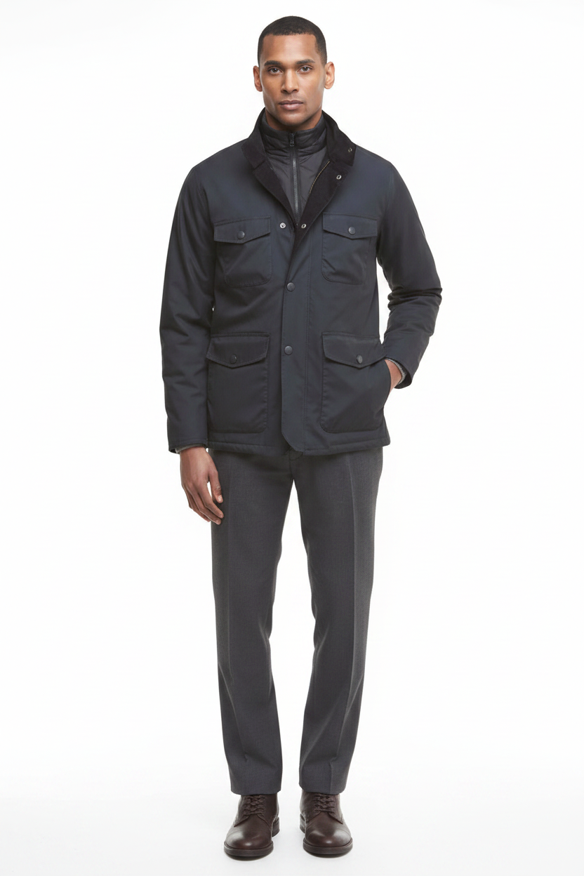 Barbour Ogston Waterproof Jacket - Black