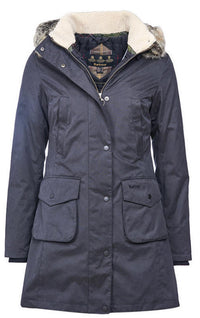 Barbour Women's Haslingden Waterproof Jacket - Navy