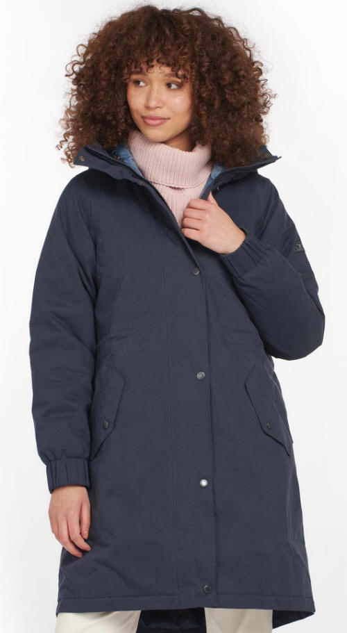 Barbour Womens Hauxley
Waterproof Jacket - Navy