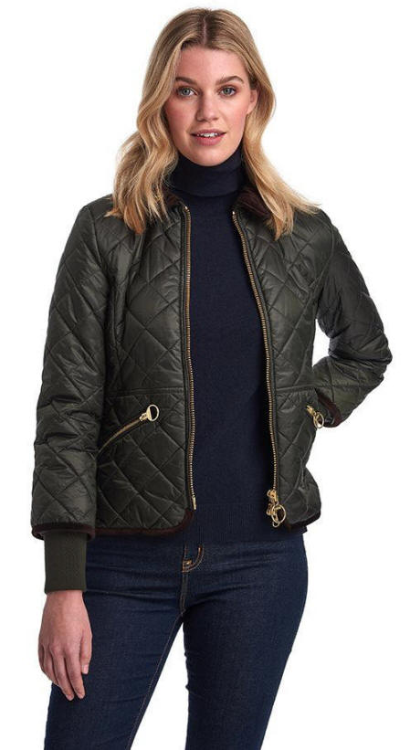 Barbour Womens Icons Liddesdale Quilt Jacket Sage