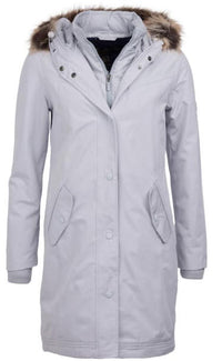 Barbour Womens Mast Waterproof Breathable Coat - Ice White