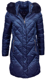 Barbour Womens Reesdale Quilted Jacket Royal Navy - LQU1098NY72