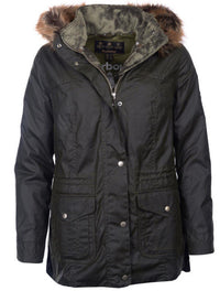 Barbour Womens Southwold Wax Cotton Jacket - Olive