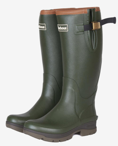 Barbour Women's Tempest Wellington Boots - Olive