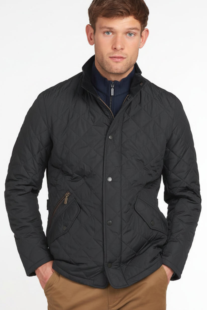 Barbour Mens Chelsea Sportsquilt Jacket - Navy