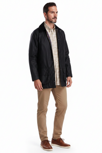 Barbour Beaufort Wax Jacket - Black