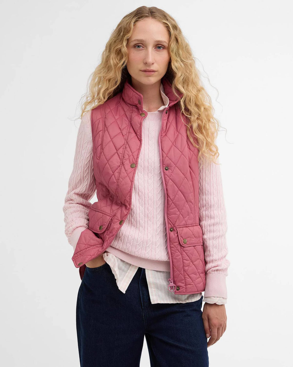 Barbour Womens Otterburn Quilt Gilet - Wildberry