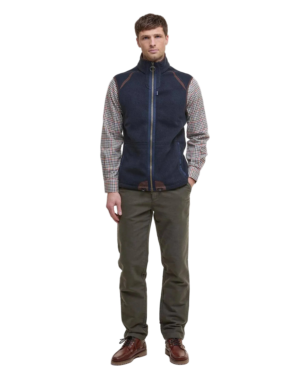 Barbour Langdale Fleece Waistcoat - Navy
