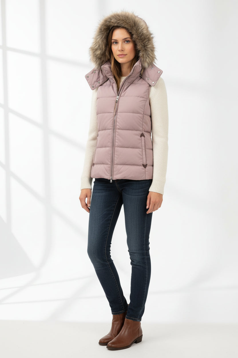 Aigle Ladies Feliny Gilet - Woodrose
