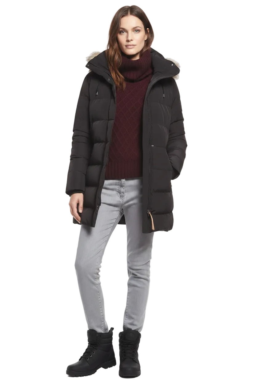 Aigle Ladies Downshine Duck Down Jacket - Ebene