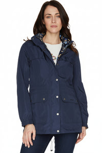 Barbour Ladies Womens Waterproof Bonita Jacket Navy