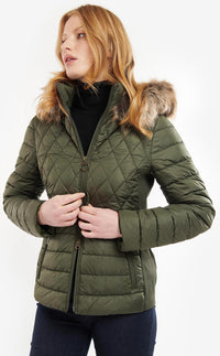 Barbour Mallow Quilt Jacket - Olive