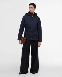 Barbour Womens Millfire Quilted Jacket - Navy
