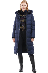 Barbour Musk Quilt Jacket - Navy/Black Herringbone