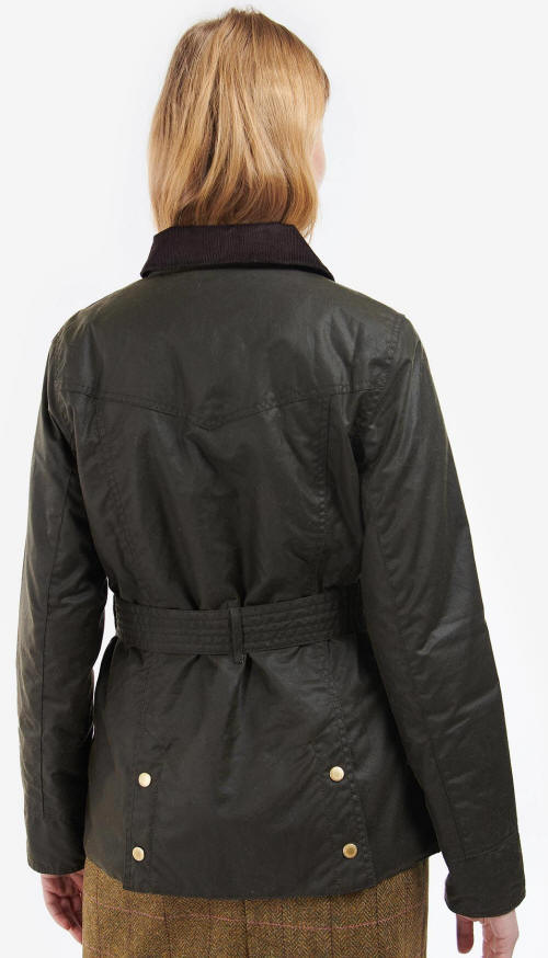 Barbour Pendula Wax Cotton Jacket - Olive