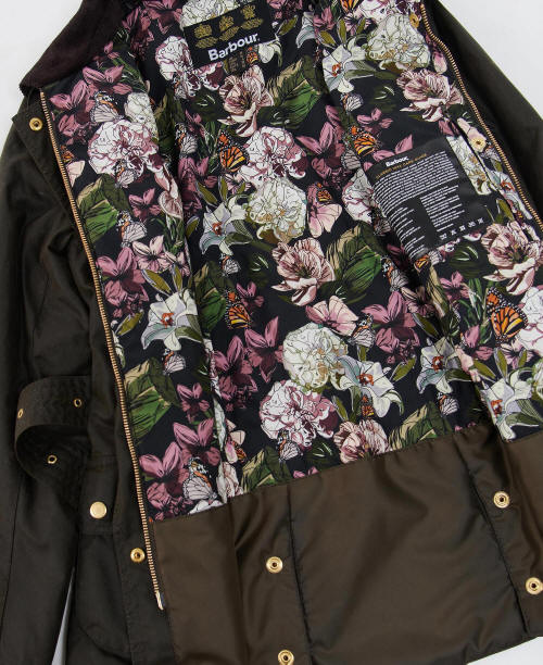 Barbour Pendula Wax Cotton Jacket - Olive