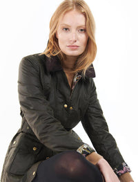 Barbour Pendula Wax Cotton Jacket - Olive