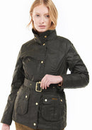 Barbour Pendula Wax Cotton Jacket - Olive