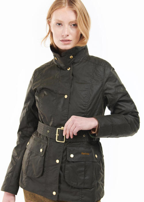 Barbour Pendula Wax Cotton Jacket - Olive