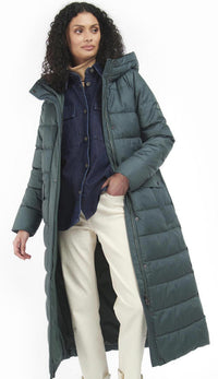 Barbour Roseroot Quilt Coat Alchemy Green