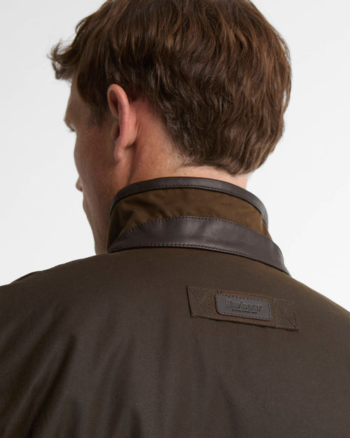 Barbour Crayton Wax Jacket - Olive