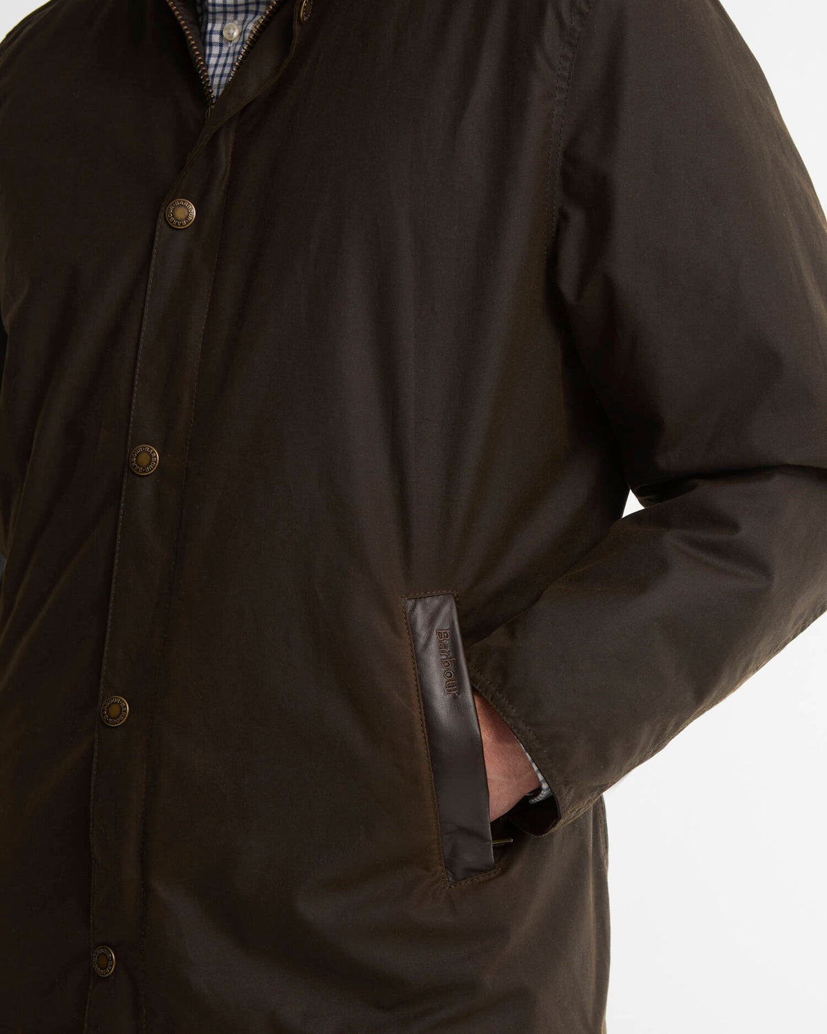 Barbour Crayton Wax Jacket - Olive