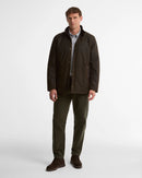 Barbour Crayton Wax Jacket - Olive
